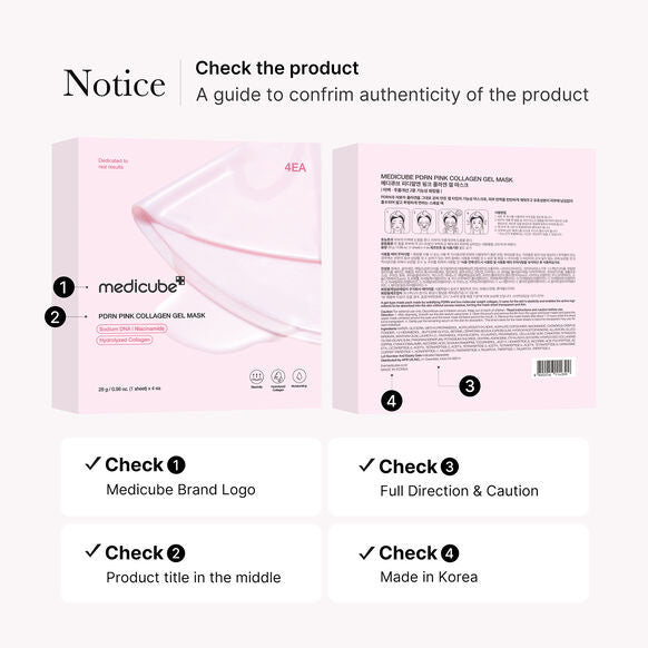 Medicube PDRN PINK COLLAGEN GEL MASK
