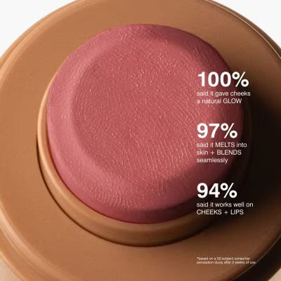 Rhode Pocket Blush being applied to cheek
