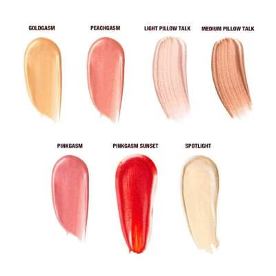 Charlotte Tilbury Beauty Light Wand - shade swatches on arm across skin tones