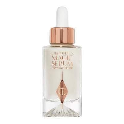 Charlotte's Magic Serum Crystal Elixir bottle with dropper